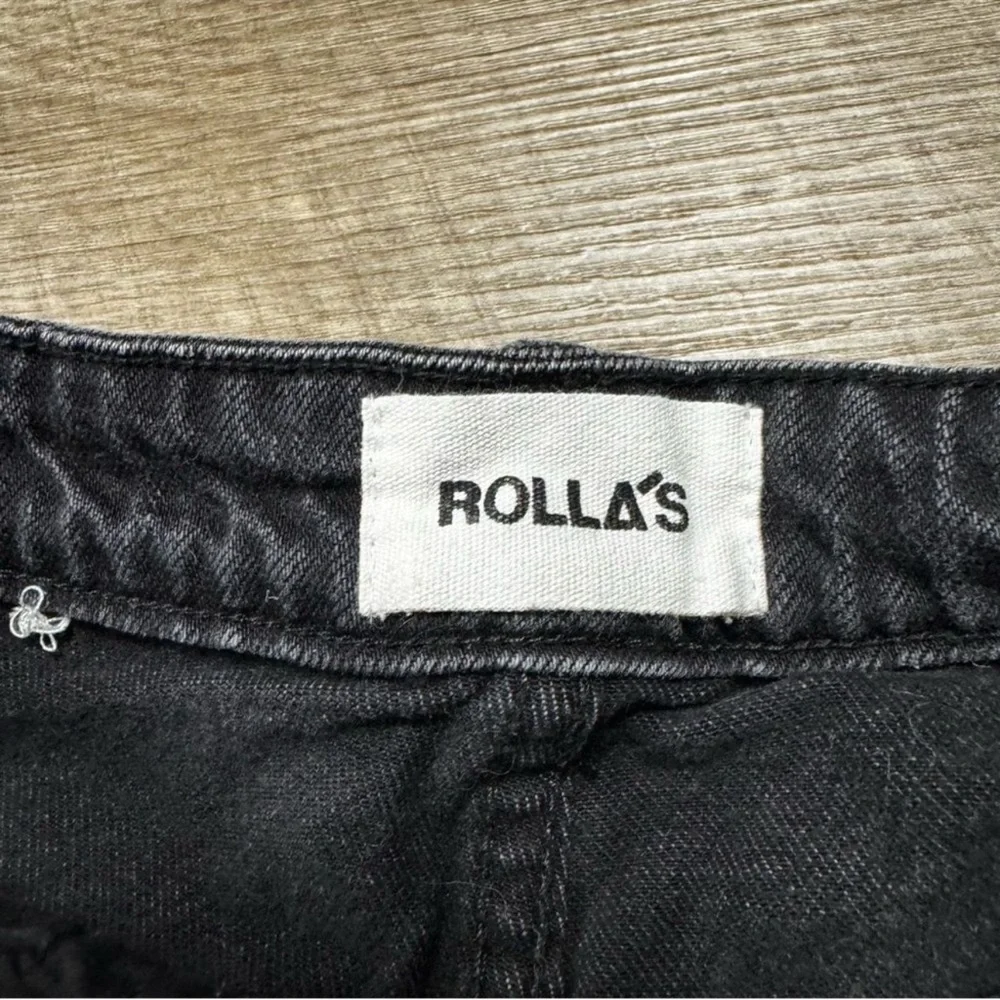 Rolla’s Black Original Short High Rise Cut Off Jean Shorts Size 25 - Picture 7 of 10